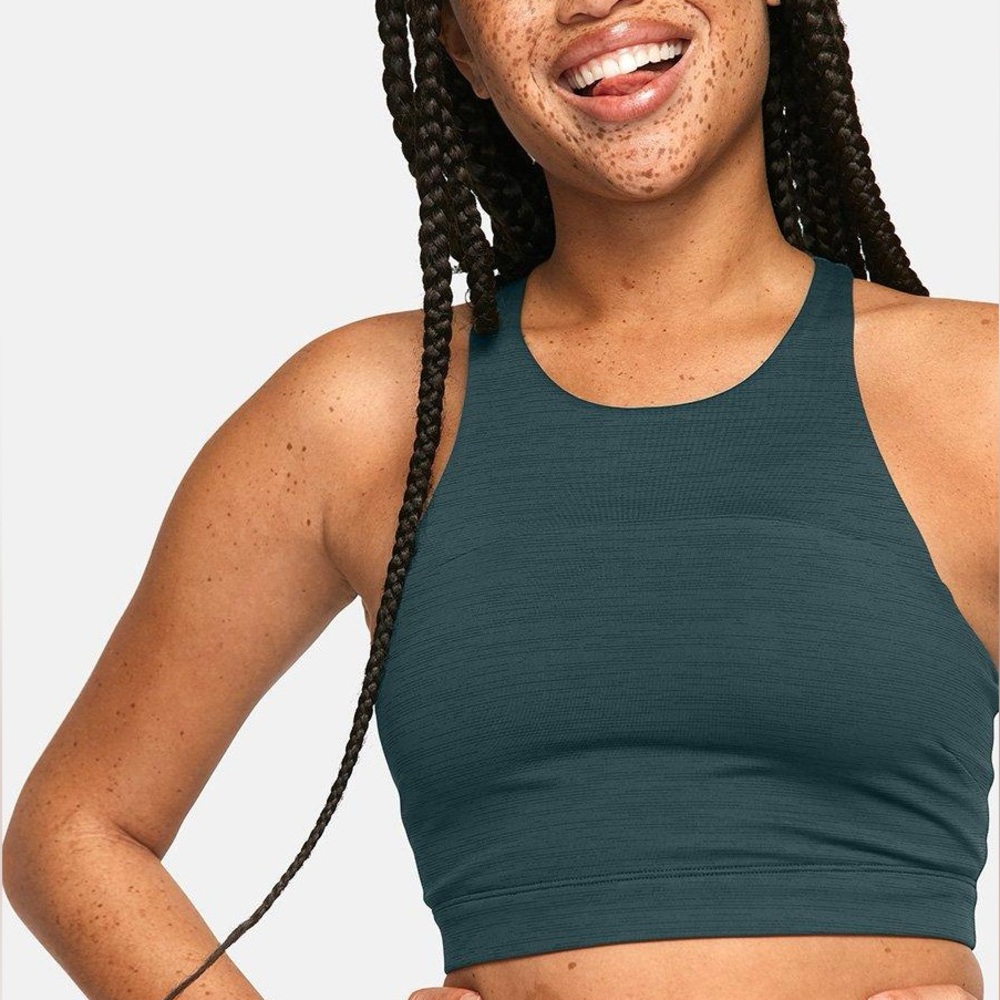 Outdoor Voices TechSweat Crop Top - Evergreen (small)